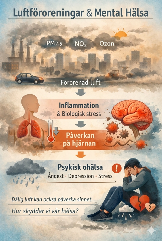 Hur luftföroreningar kan påverka din mentala hälsa