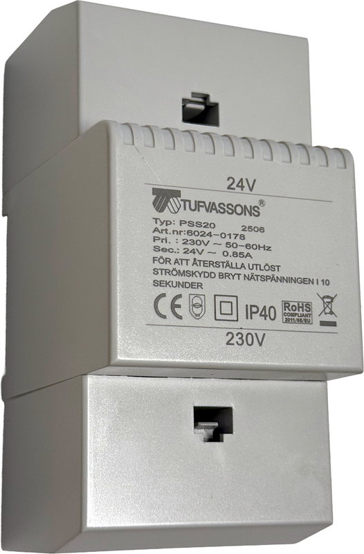 Transformator Systemair 24V/PSS20 202692