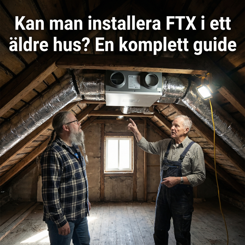 Kan man installera FTX i ett äldre hus? En komplett guide