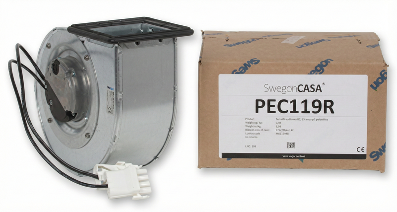 Swegon fläktpaket PEC119R-A högerutförande