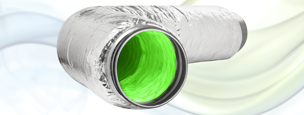 Flexibel ljuddämpare med antibakteriell Sanitized - Det smarta valet för modern ventilation