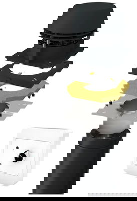 Exodraft paket 1 RS 9 - Stängd eldstad stålskorsten