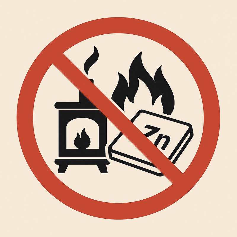 Avsotningsmedel eller zinkplåt istället?