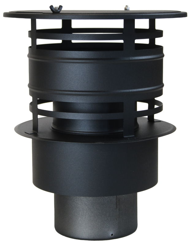 Landy Facil Toppavslag Med Regnhuv Svart