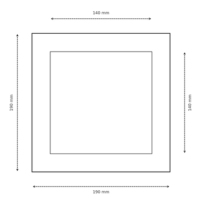 Sotlucka isolerad 140x140