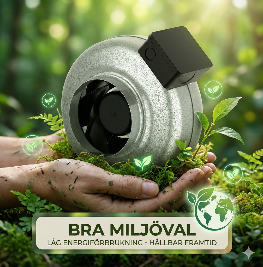 Kanalfläktar med EC-motor – smartare, tystare och mer energieffektiva