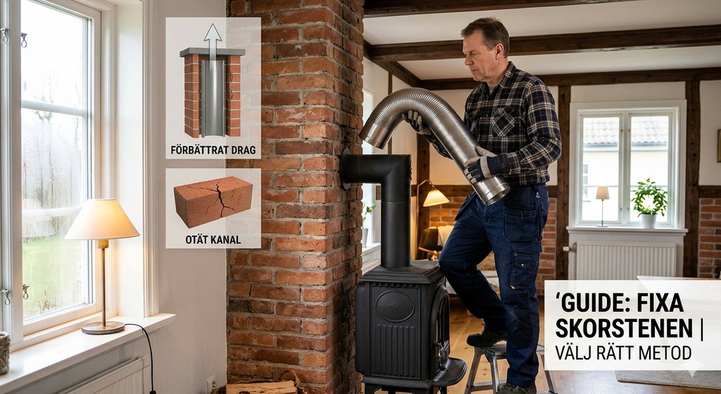 Problem med skorstensdraget? Den kompletta guiden för rökkanaler och insatsrör