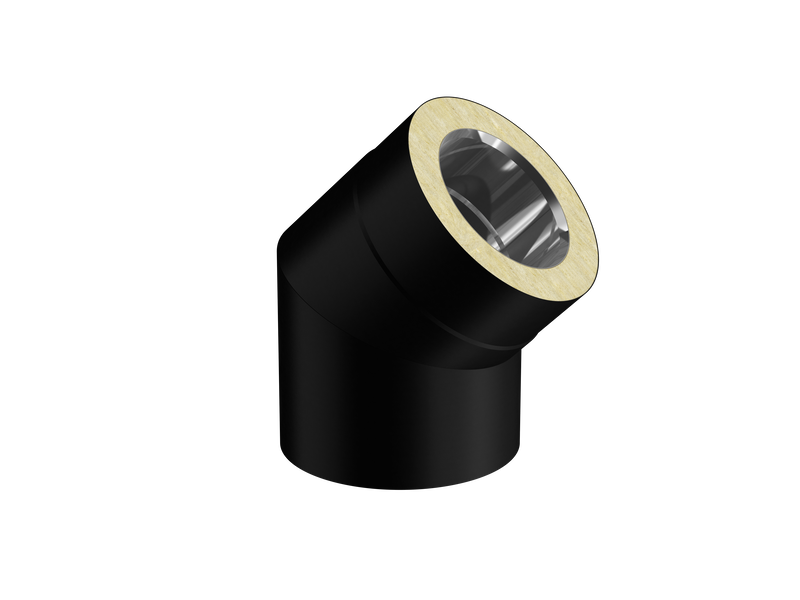 Landy Facil Rörböj 45° Svart