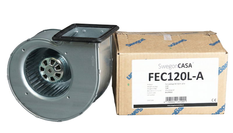 Swegon fläktpaket FEC120L-A vänsterutförande