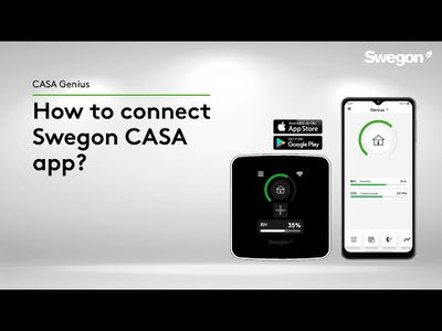 Swegon CASA Genius-kontrollpanel