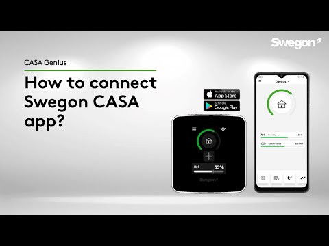 Swegon CASA Genius-kontrollpanel