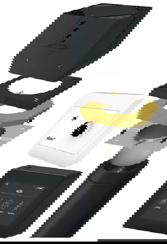 Exodraft paket 4 RSV 12 - Öppen eldstad stålskorsten