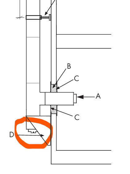Landy Facil Lock till T-rör 110mm Svart