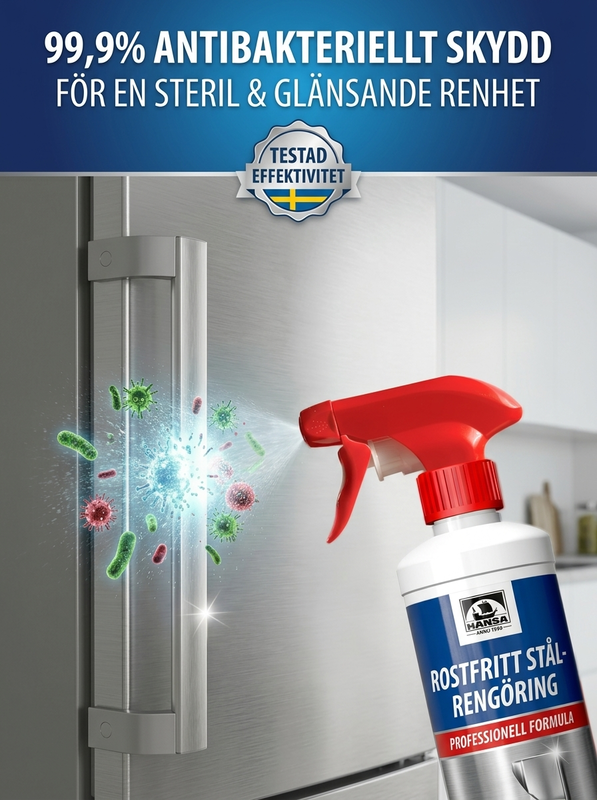 Rengöringsmedel för rostfritt stål 500 ml