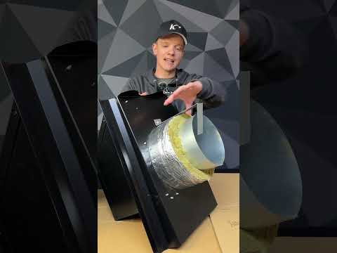 Takhuv 125/160 isolerad svart