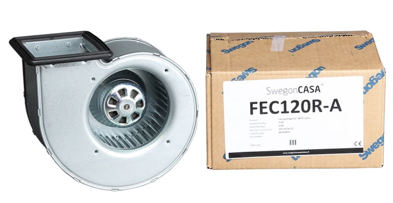 Swegon fläktpaket FEC120R-A högerutförande