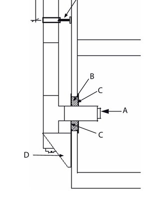 Landy Facil T-rör 90° 500 mm Svart