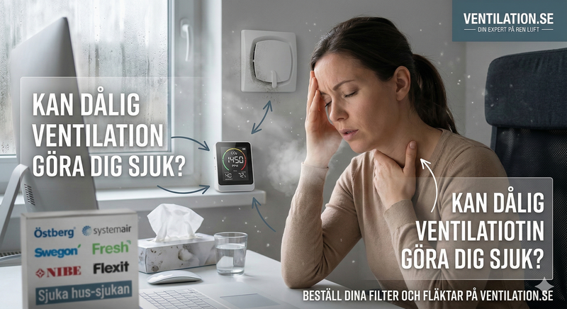 Kan dålig ventilation göra dig sjuk? Symptom och lösningar