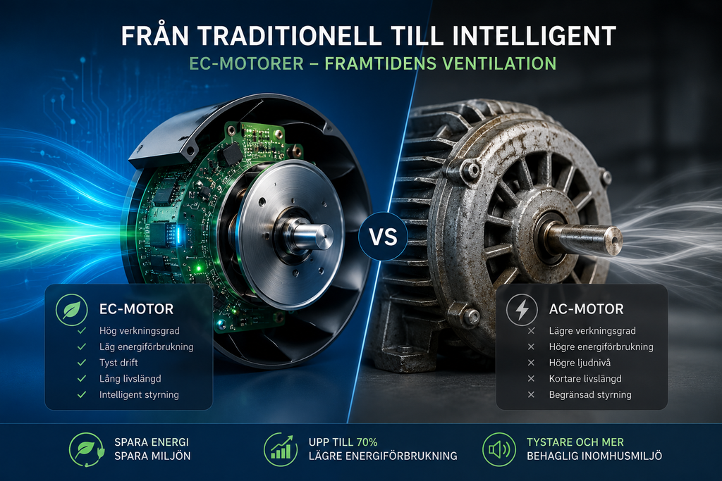 EC-fläktar – Framtidens ventilation eller en dyr investering