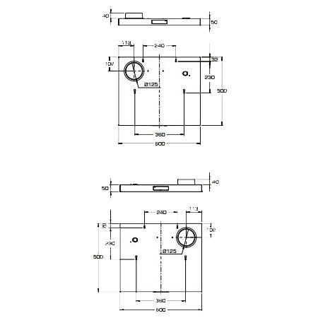 Fyndvara Designkåpa CPTJ- till RDKS-Rostfri-Höger