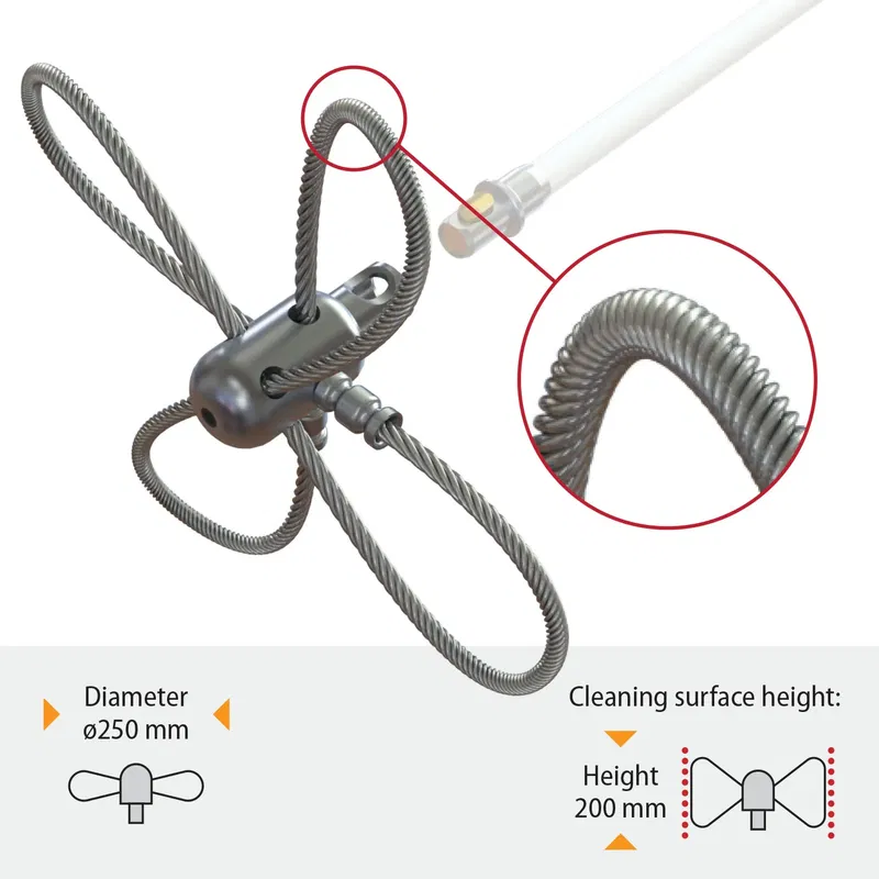 Tornado stålvajer 25 cm