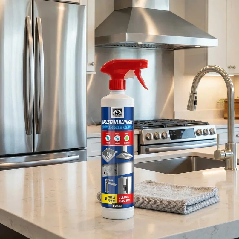Rengöringsmedel för rostfritt stål 500 ml