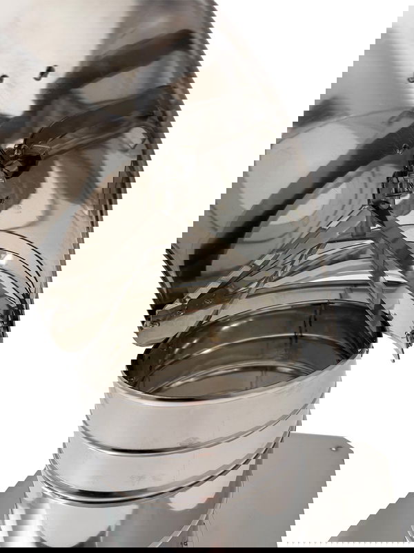 Vindflöjel Rostfri på Platta 400 grader