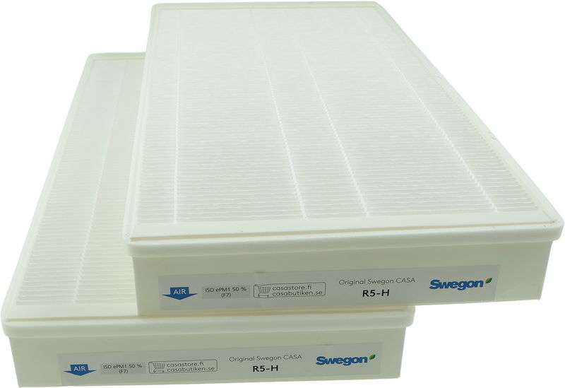 Ventilationsfilter Filtersats Swegon CASA R5H Comfort/Smart, FREE-H/V90