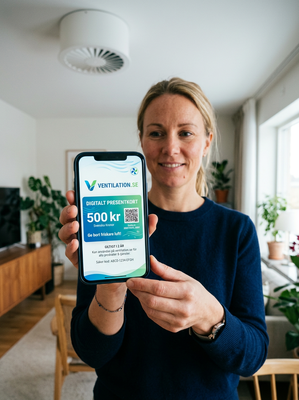 Ventilation.se Presentkort (digitalt)