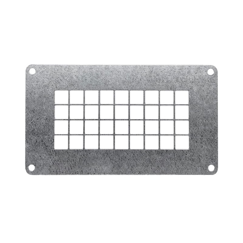 Galler Rektangulärt Universal - metall, flera färger