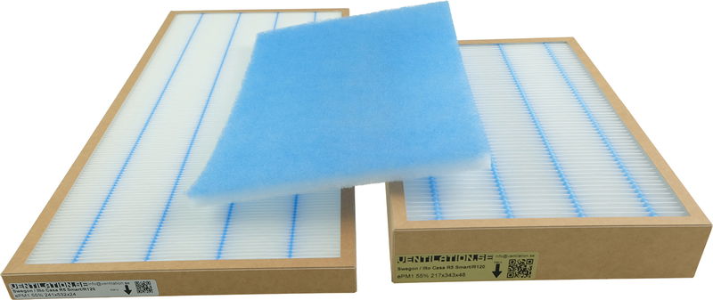 Filterpaket 3-pack Ventilationsfilter Swegon Casa R5 Smart/R120 Eko