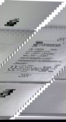 Transformator Systemair 24V/PSS20 202692