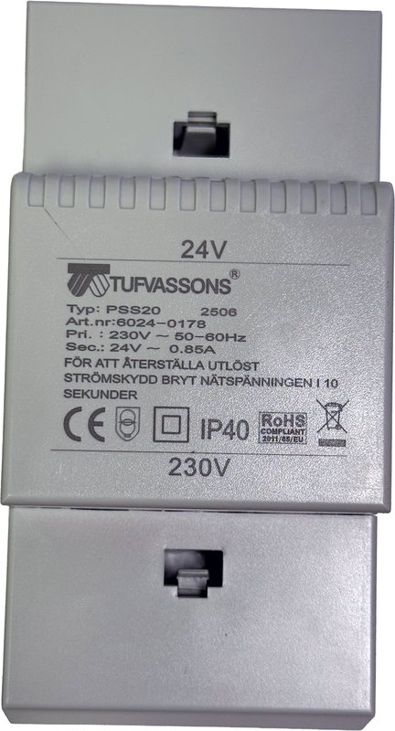 Transformator Systemair 24V/PSS20 202692