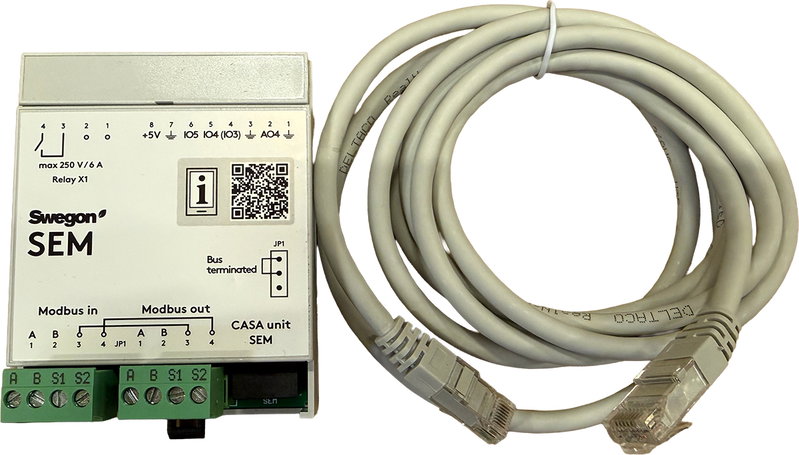 Swegon CASA Smart Modbus SEM anslutningmodul