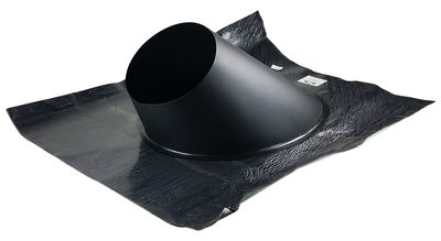 Landy Facil Överbeslag Svart - Rund skorsten