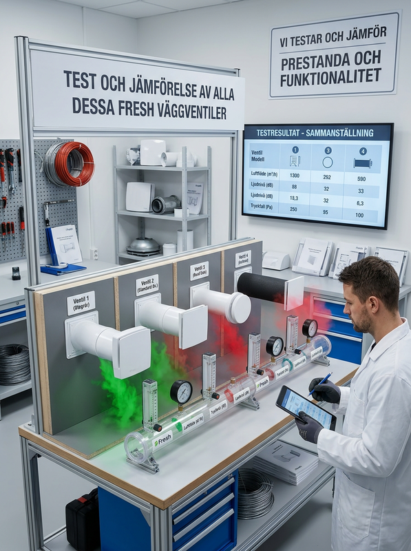 Guide: Marknadens populäraste väggventiler 2026 – Fresh i topp