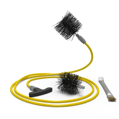 Rengöringssats till pelletseldstäder