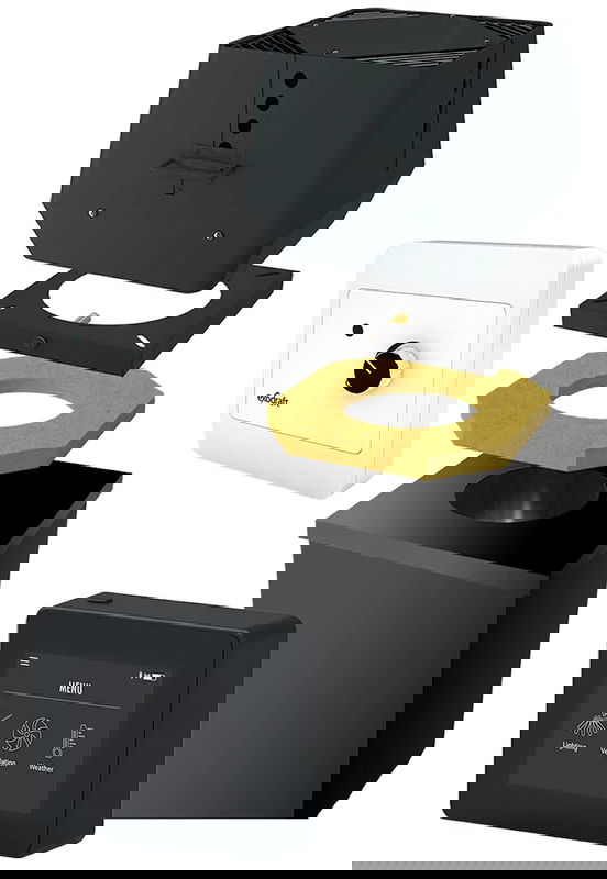 Exodraft paket 5 RSV 12 - Öppen eldstad murad skorsten