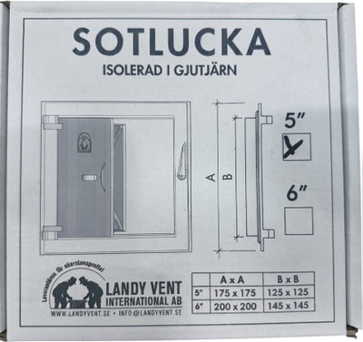 Sotlucka Landy Isolerad - Flera storlekar