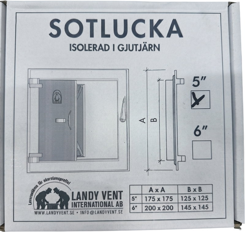 Sotlucka Landy Isolerad - Flera storlekar