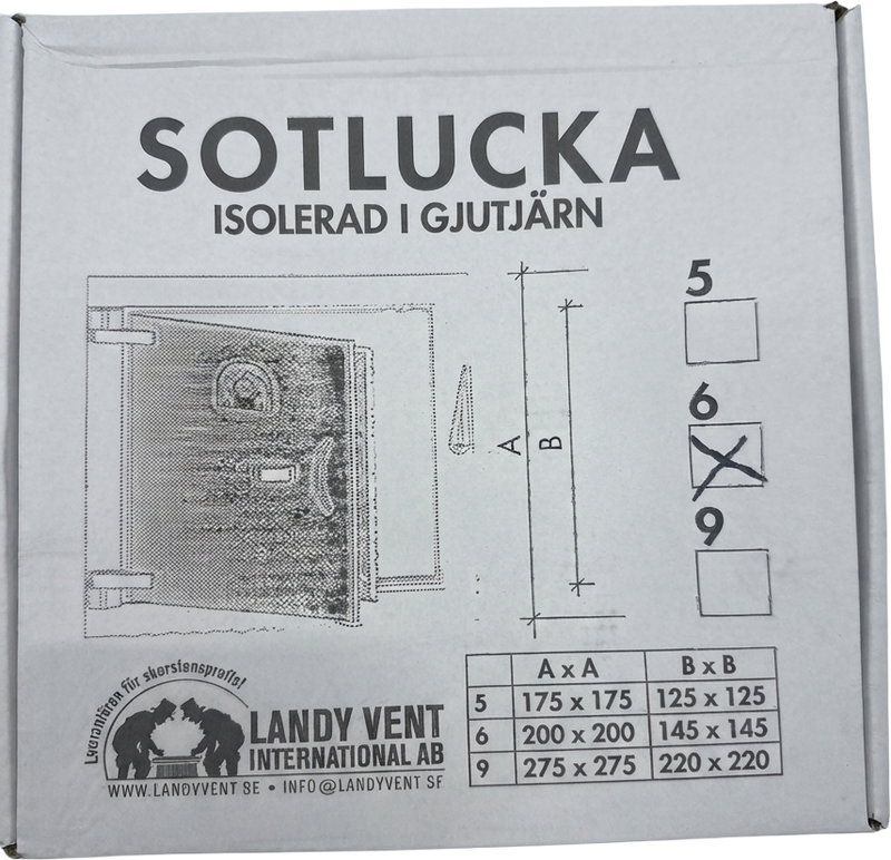 Sotlucka Landy Isolerad - Flera storlekar