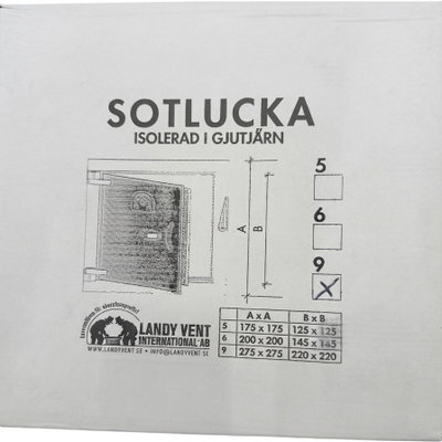 Sotlucka Landy Isolerad - Flera storlekar