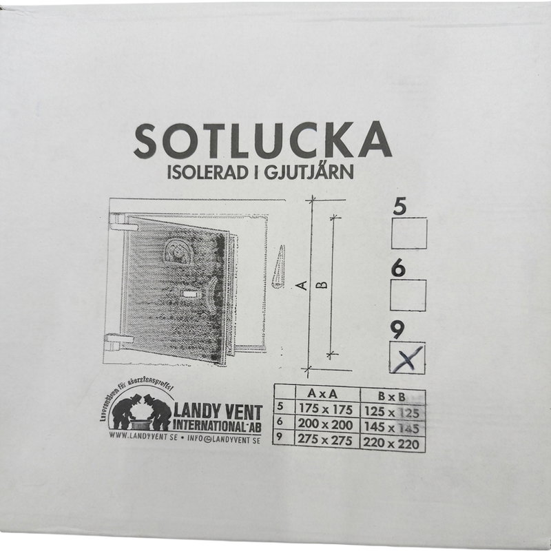 Sotlucka Landy Isolerad - Flera storlekar