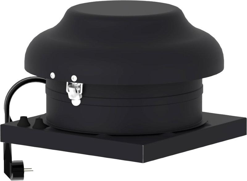Takfläkt TKS 300 C1 Svart