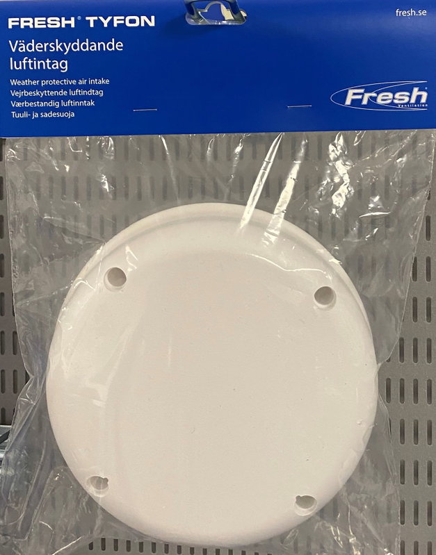Luftintag Fresh Tyfon Ø180 vit