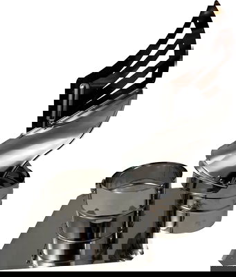 Vindflöjel Rostfri på Platta 400 grader