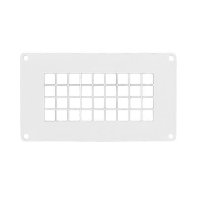Galler Rektangulärt Universal - metall, flera färger