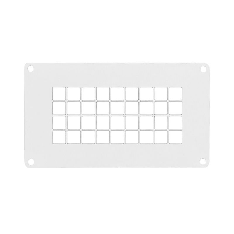 Galler Rektangulärt Universal - metall, flera färger