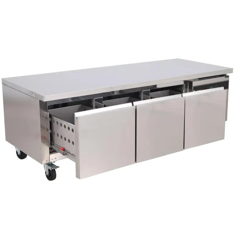 Grillkylbänk 3 draglådor 1795 mm