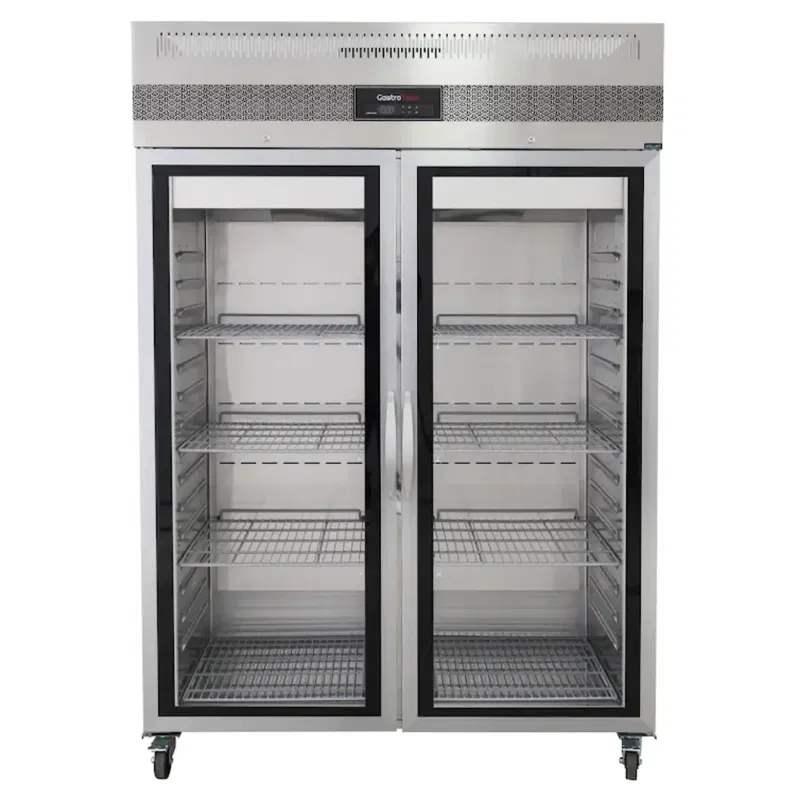 Kylskåp 1400 L. glasdörr, +2/+8 °C